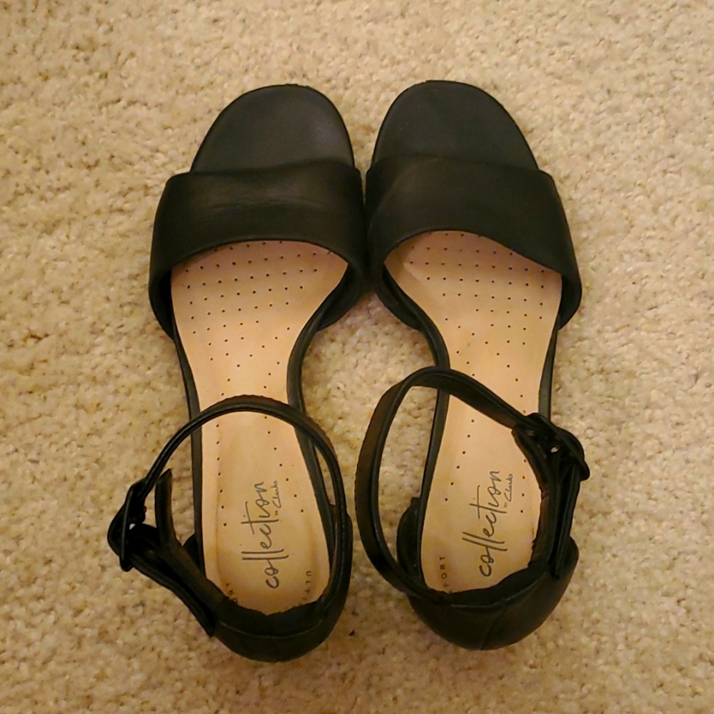 Clarks Black Heels